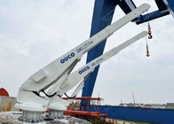 Yacht Hydraulic Stiff Boom Crane Flexible Operate 12m/Min