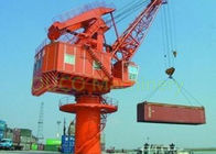 Gitter-Boom-Hafen-Kran 25 Tonnen-Schlagzähigkeit, die glatt läuft