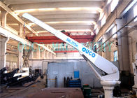 Hydraulischer gerader Boom Crane For Lifting Yacht 7.5KW 18Mpa